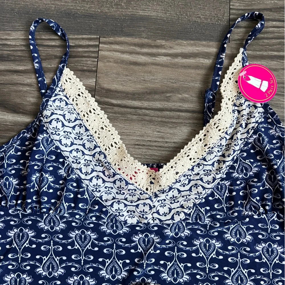 Catherine Malandrino Paisley Print Cami Set - Picture 4 of 6